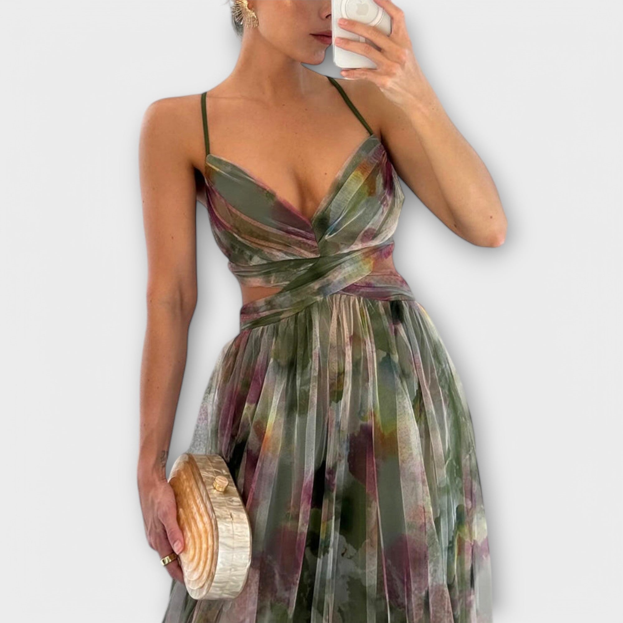 ZUZANA | Mesh Maxikleid - Elegantní a zvýrazňující postavu