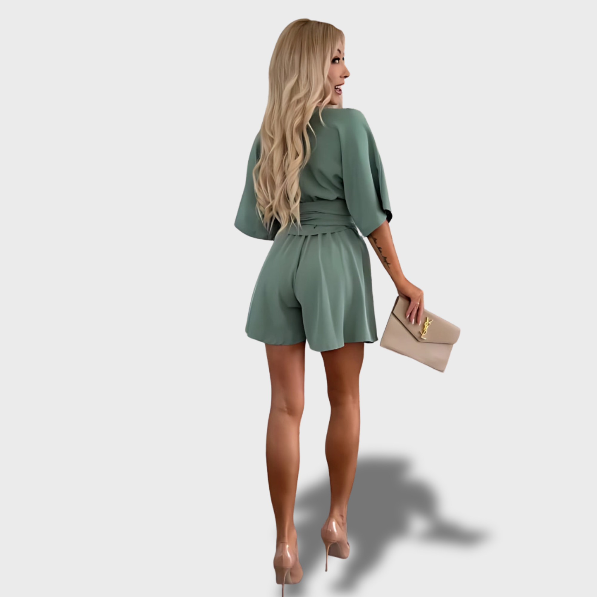 ZUZANA | Elegantní zavinovací minišaty
