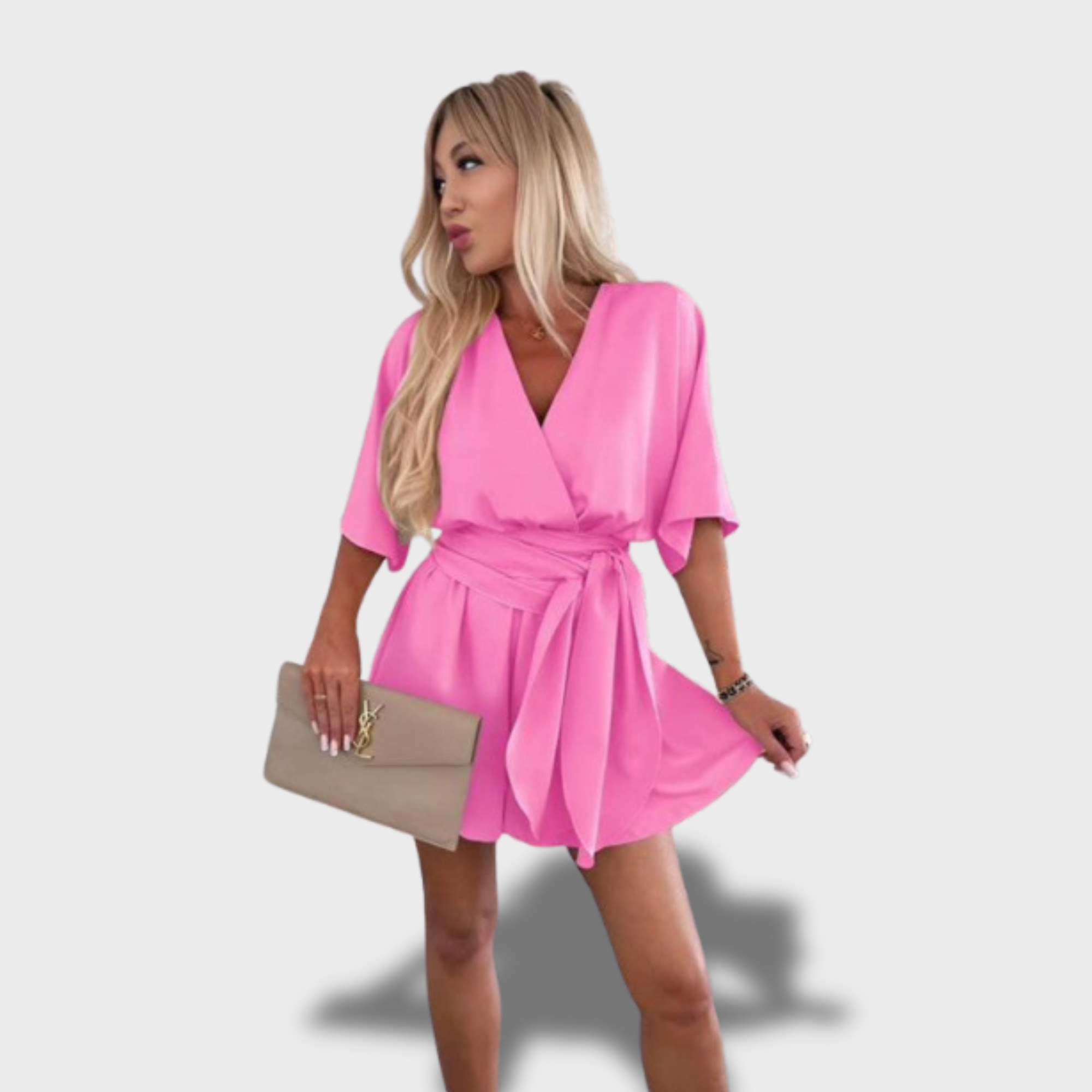 ZUZANA | Elegantní zavinovací minišaty