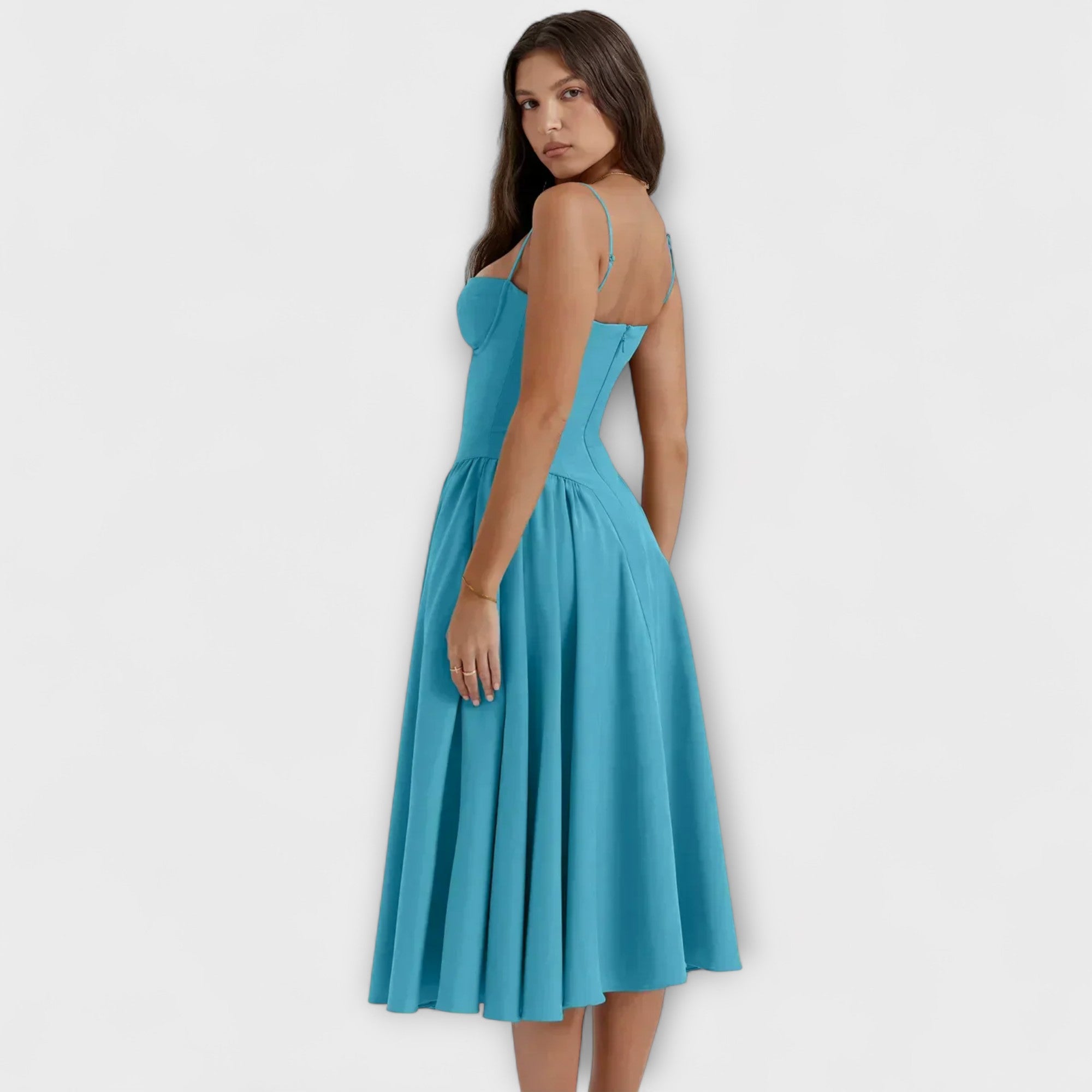 ZUZANA | Elegantní Bezramenné Korzetové Šaty