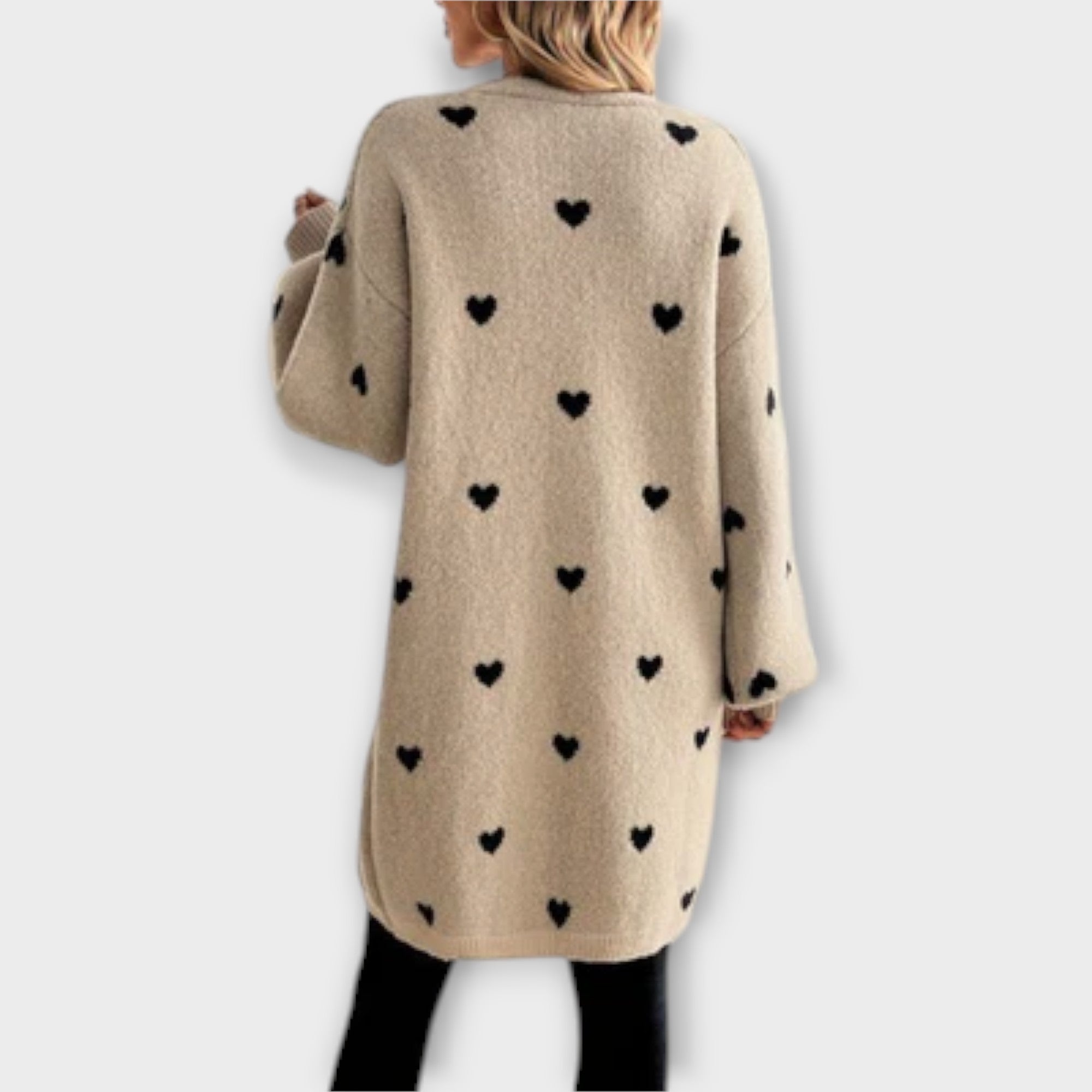 ZUZANA | Cardigan s Vzorcem Srdce