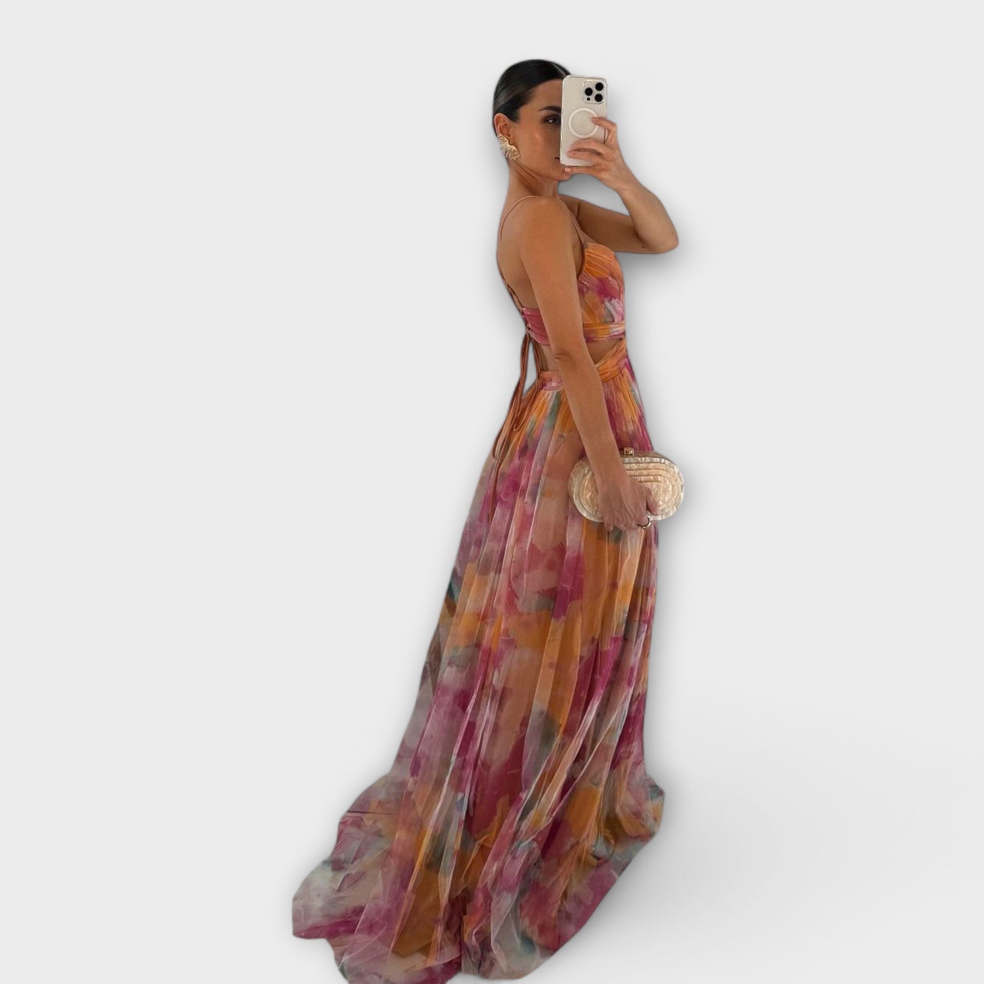 ZUZANA | Mesh Maxikleid - Elegantní a zvýrazňující postavu