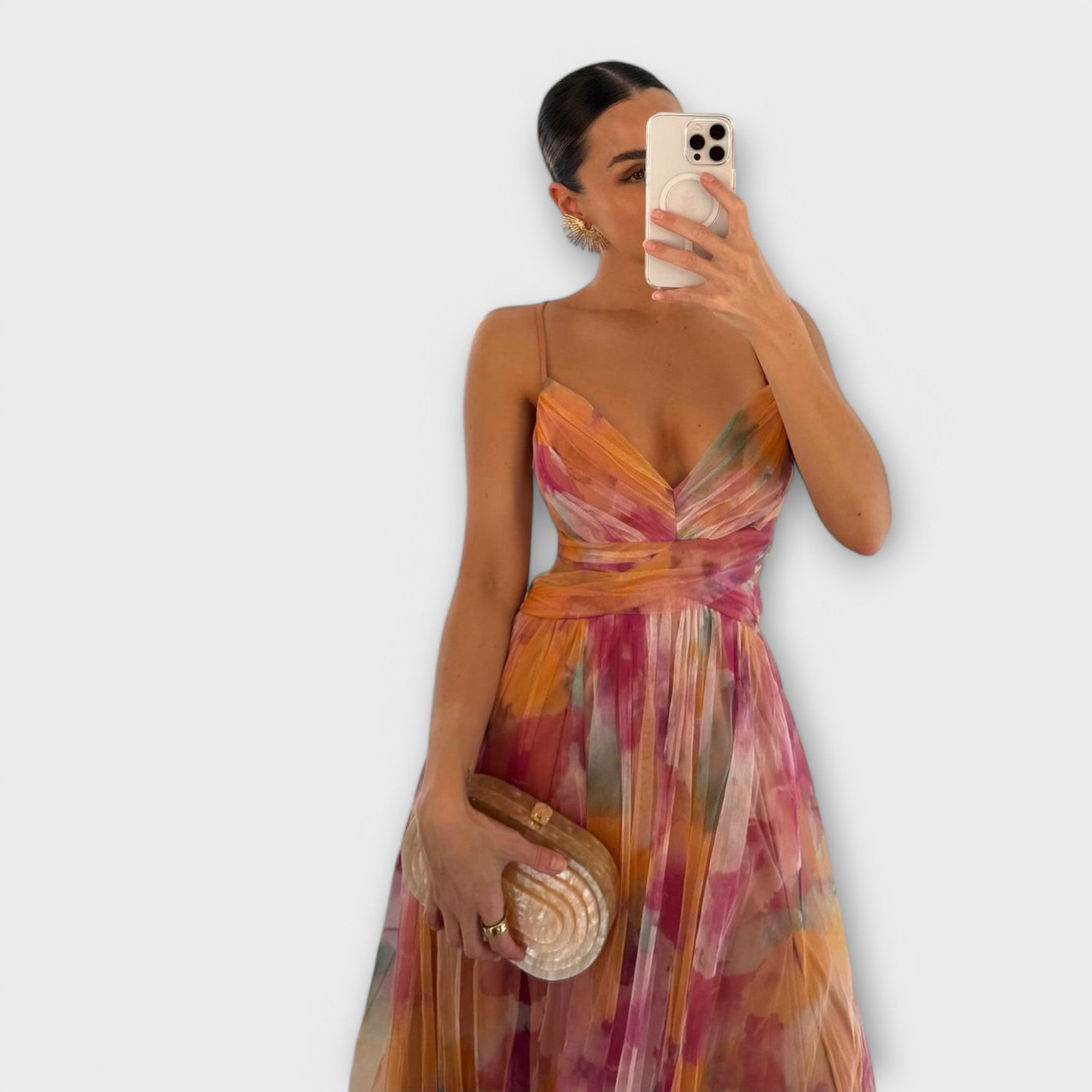 ZUZANA | Mesh Maxikleid - Elegantní a zvýrazňující postavu