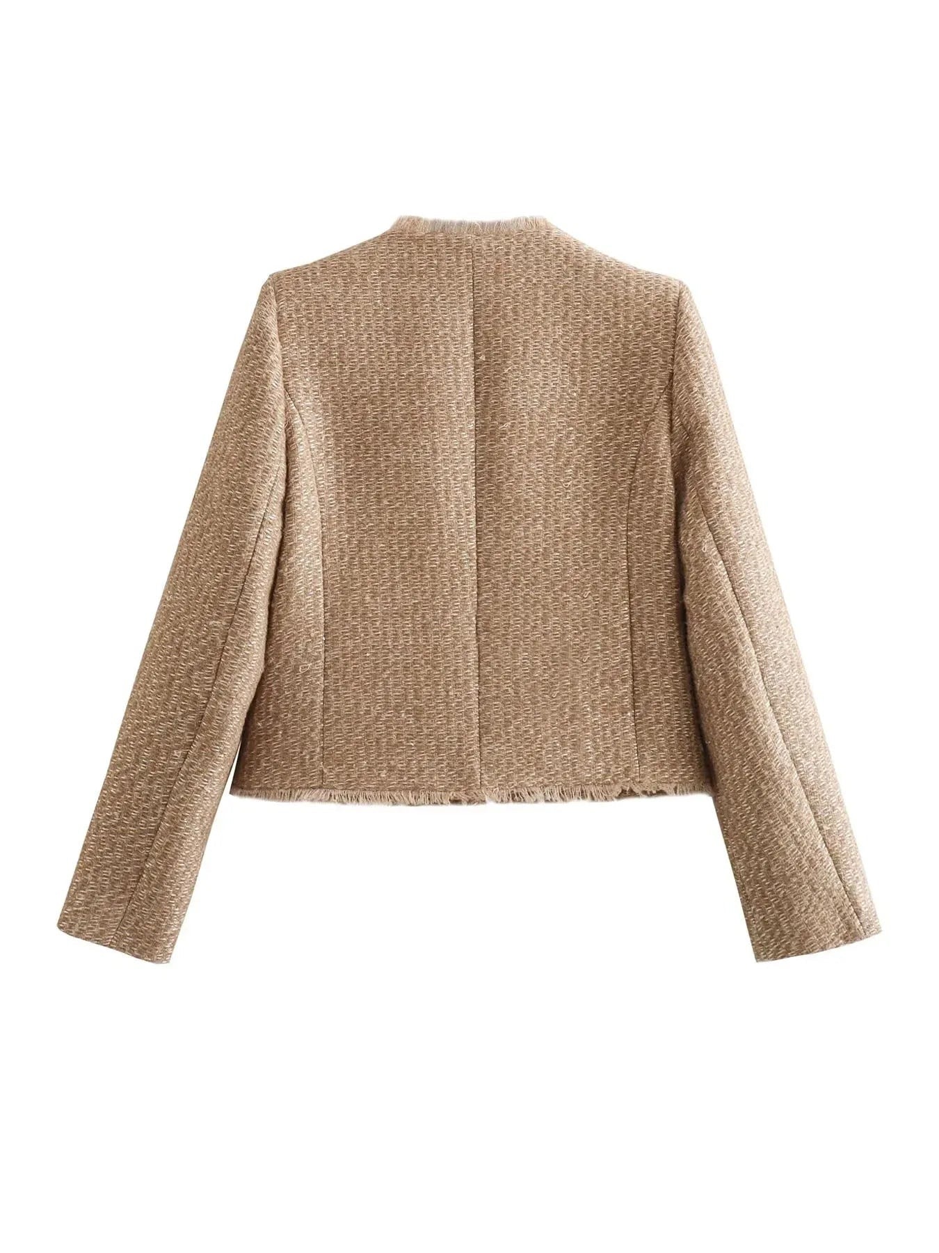 ZUZANA | Elegantní vlněné sako s knoflíky ve stylu Chanel