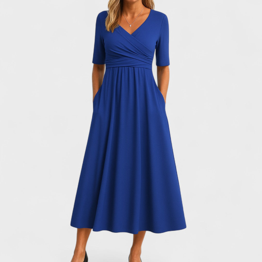 ZUZANA | Elegantní Šaty Sofia – lichotivý střih, který schová bříško