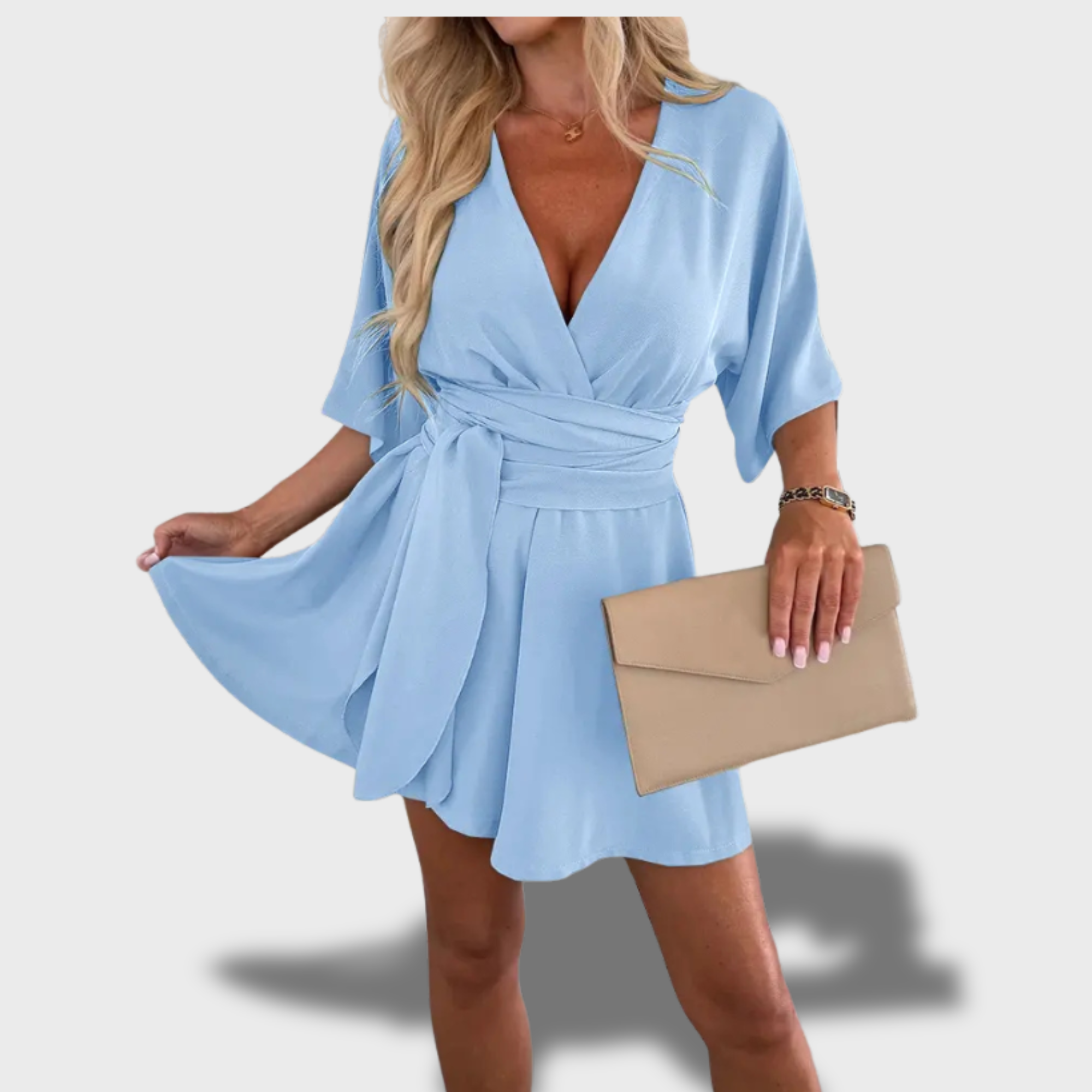 ZUZANA | Elegantní zavinovací minišaty
