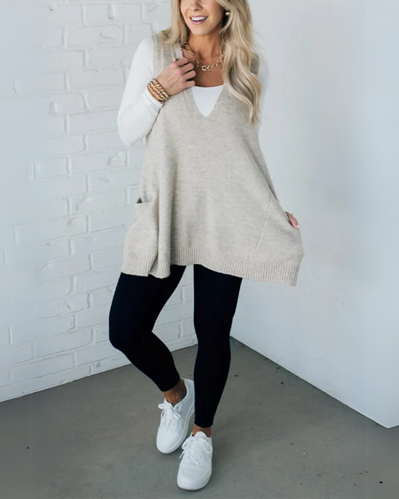 ZUZANA | Pohodlná pletená vesta