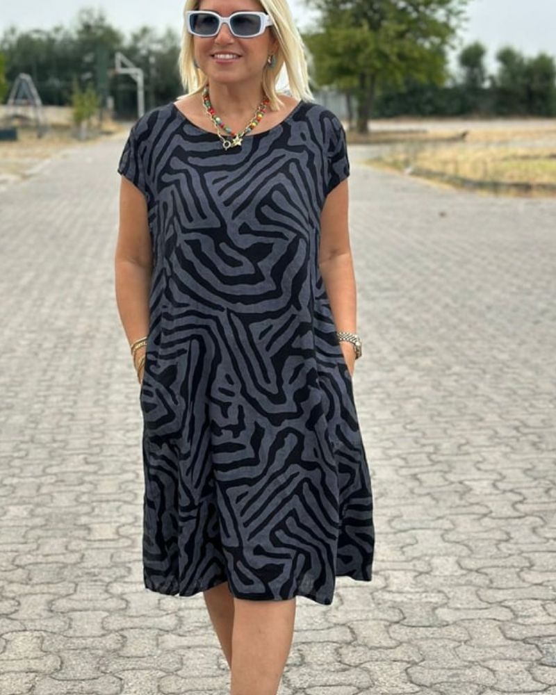 ZUZANA | Ležérní letní šaty s pohodlným střihem
