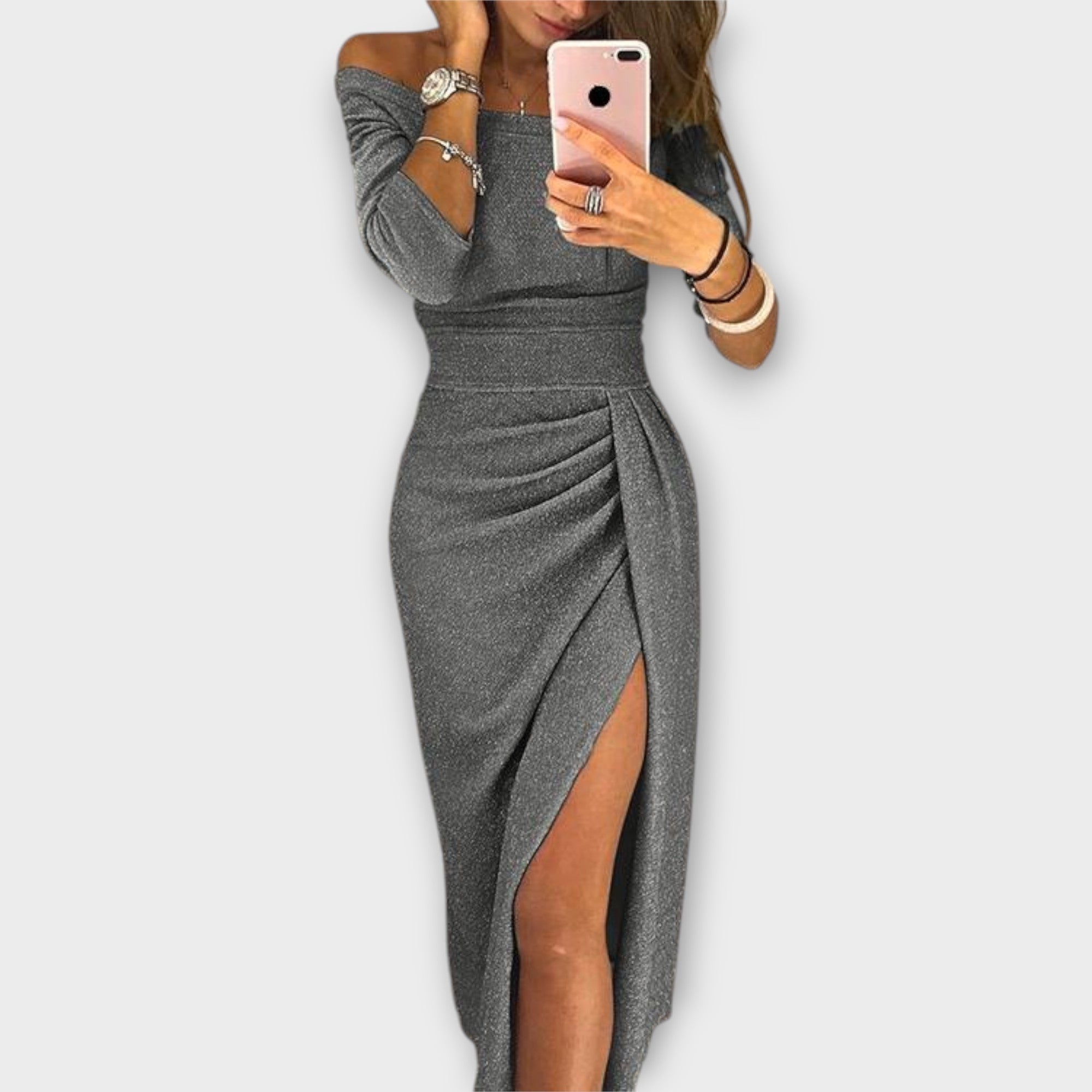 ZUZANA | Elegantní Off-Shoulder Šaty