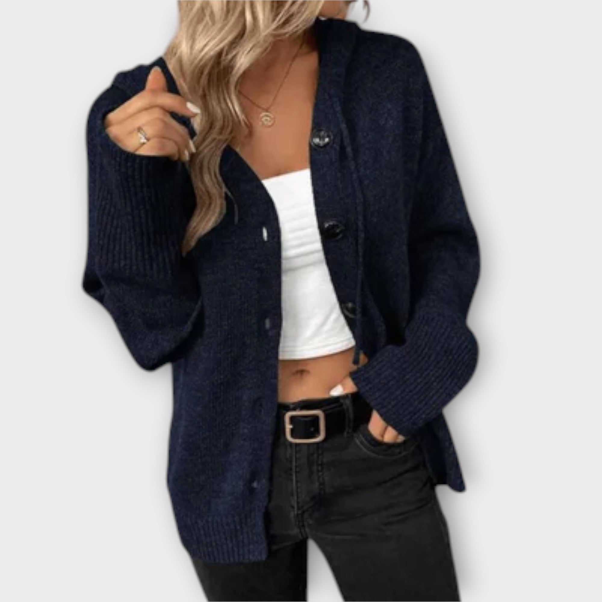 ZUZANA | Pletený cardigan s knoflíky