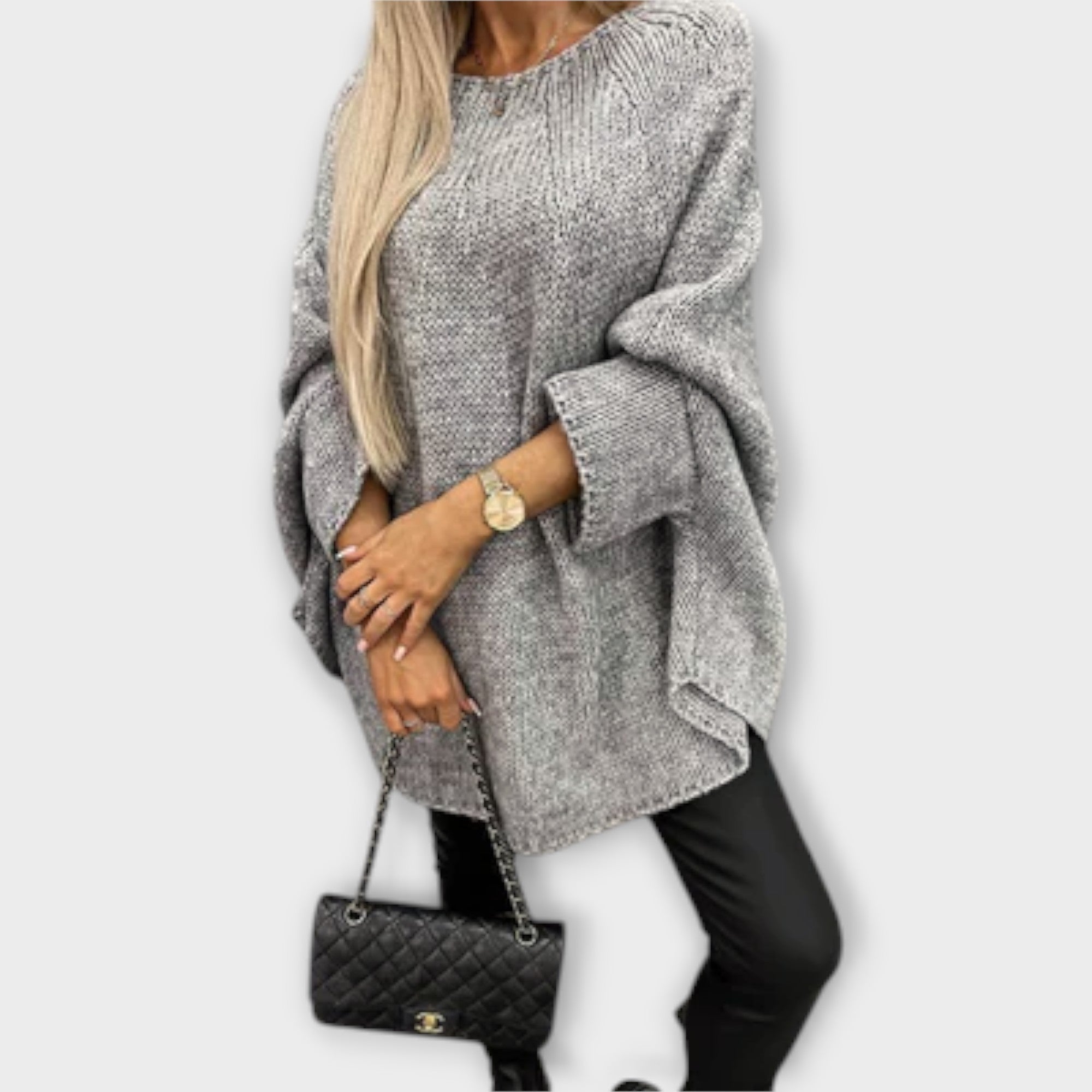 ZUZANA | Stylový dámský svetr s kulatým výstřihem