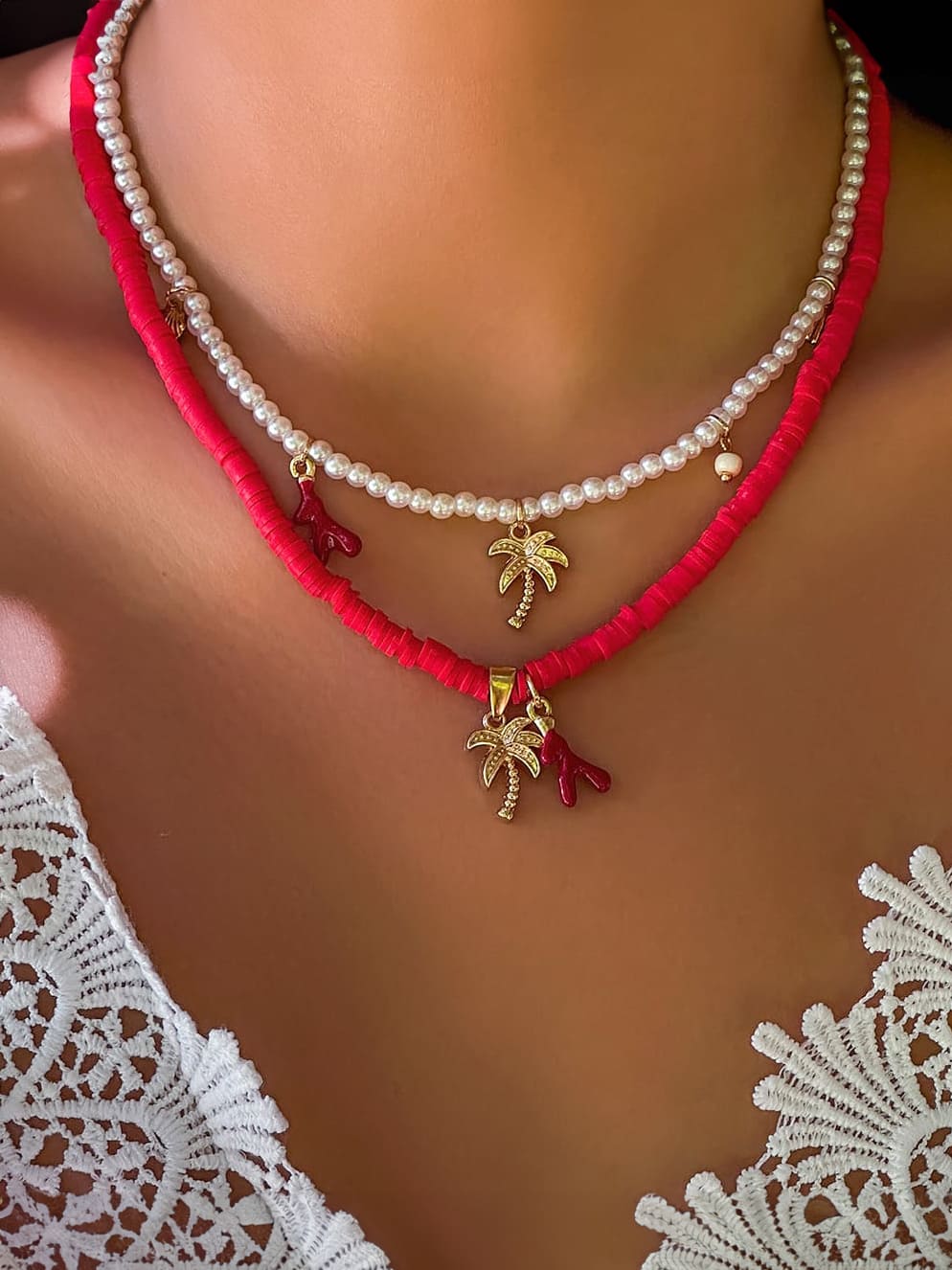 ZUZANA | Náhrdelník z perel Tahiti Sunset Gold