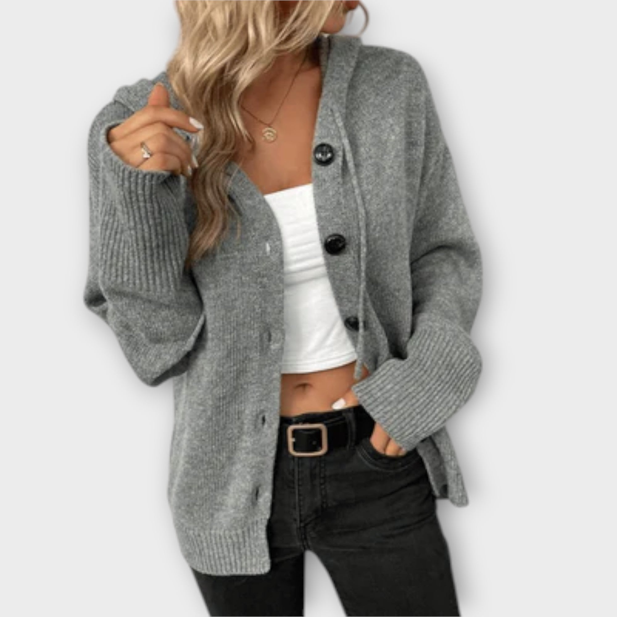 ZUZANA | Pletený cardigan s knoflíky