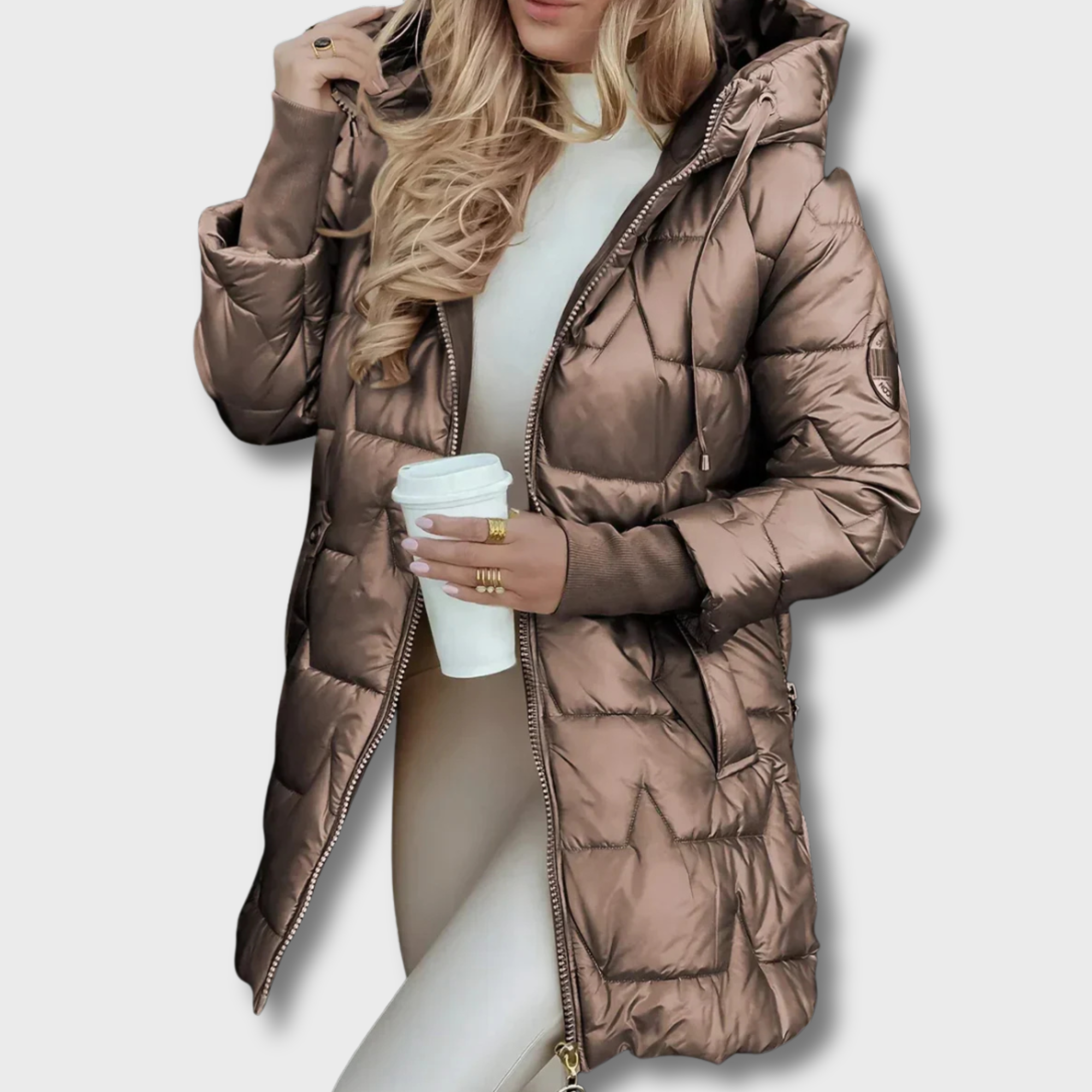 ZUZANA | Elegantní zimní kabát s kapucí