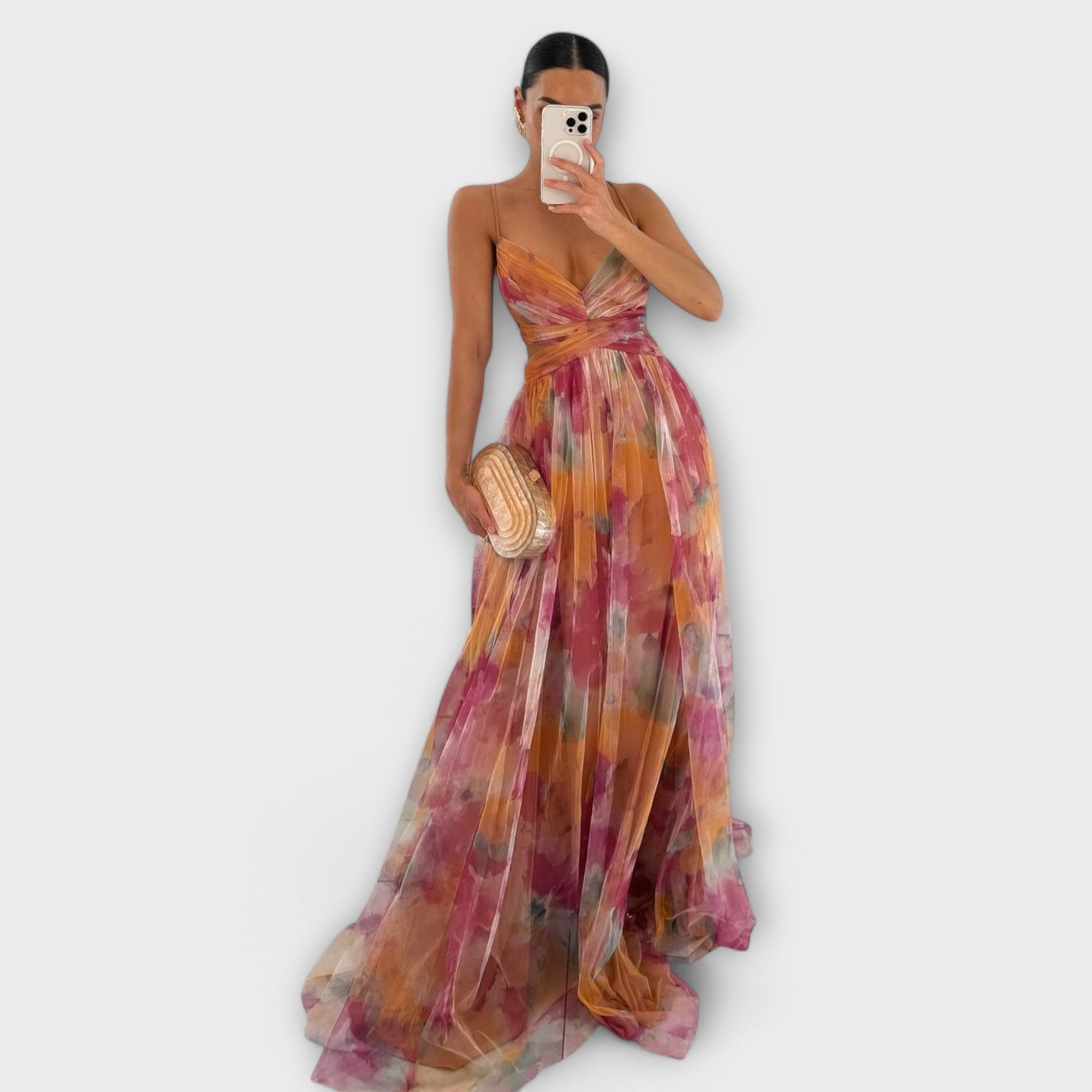 ZUZANA | Mesh Maxikleid - Elegantní a zvýrazňující postavu