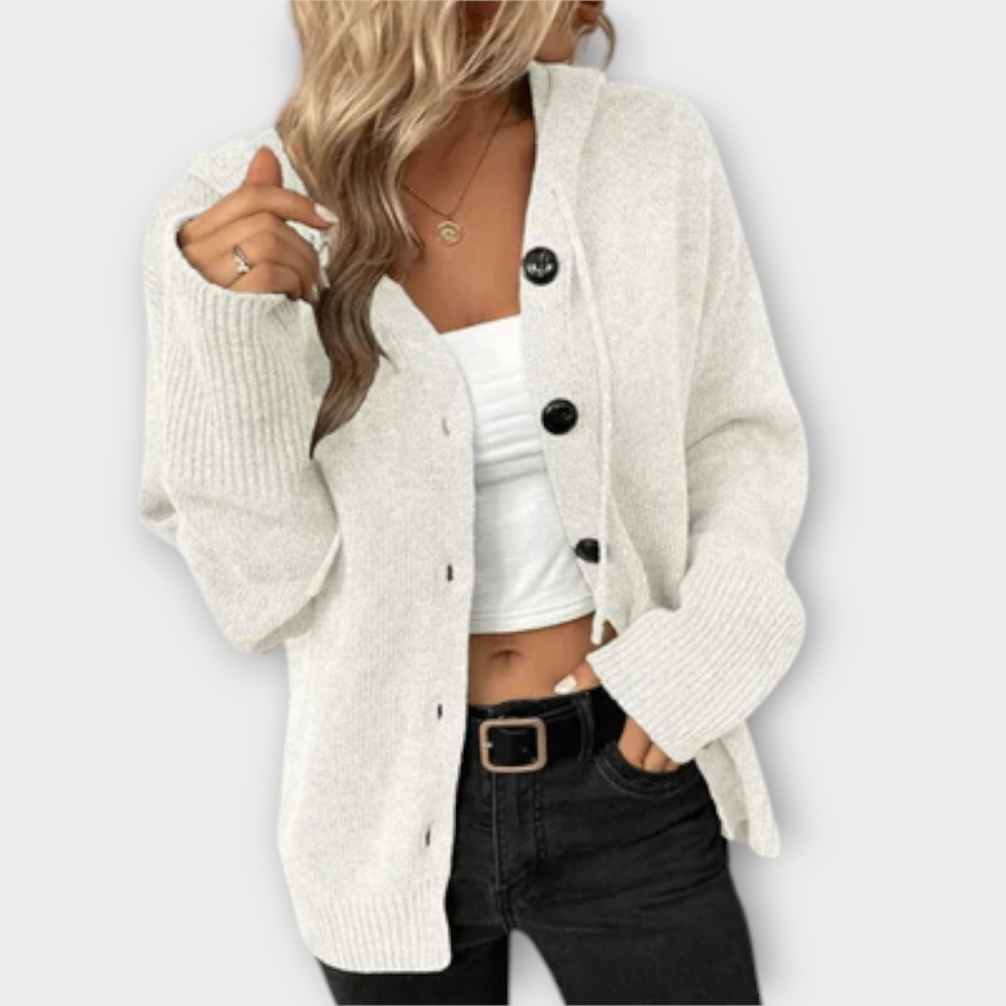 ZUZANA | Pletený cardigan s knoflíky