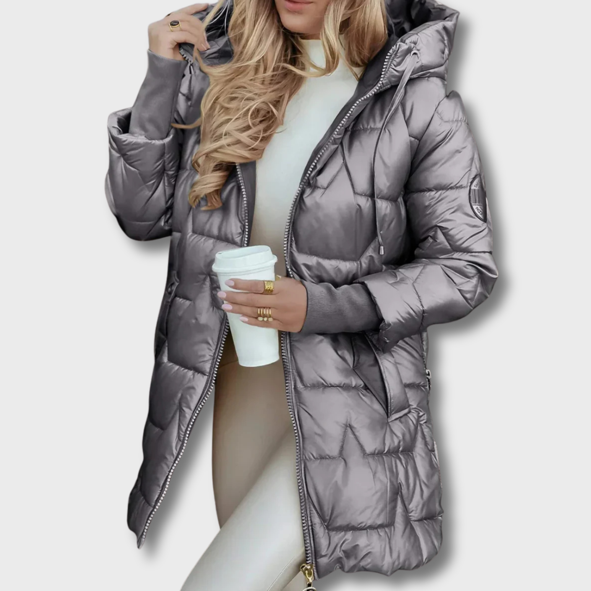ZUZANA | Elegantní zimní kabát s kapucí