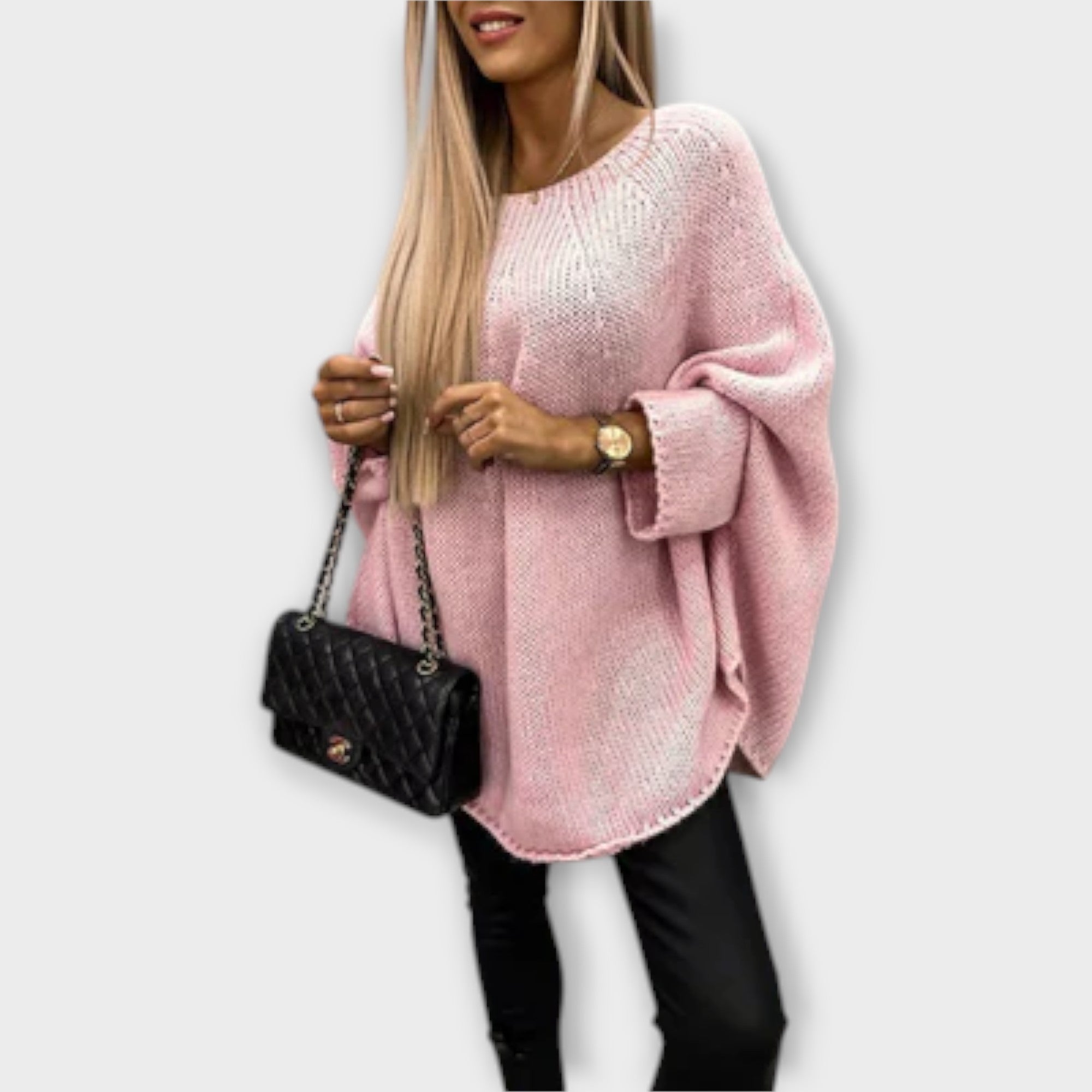 ZUZANA | Stylový dámský svetr s kulatým výstřihem