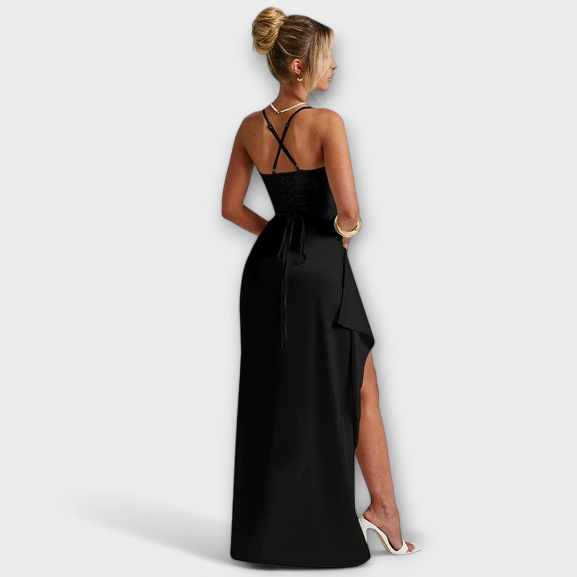 ZUZANA | Elegantní Saténová Šaty