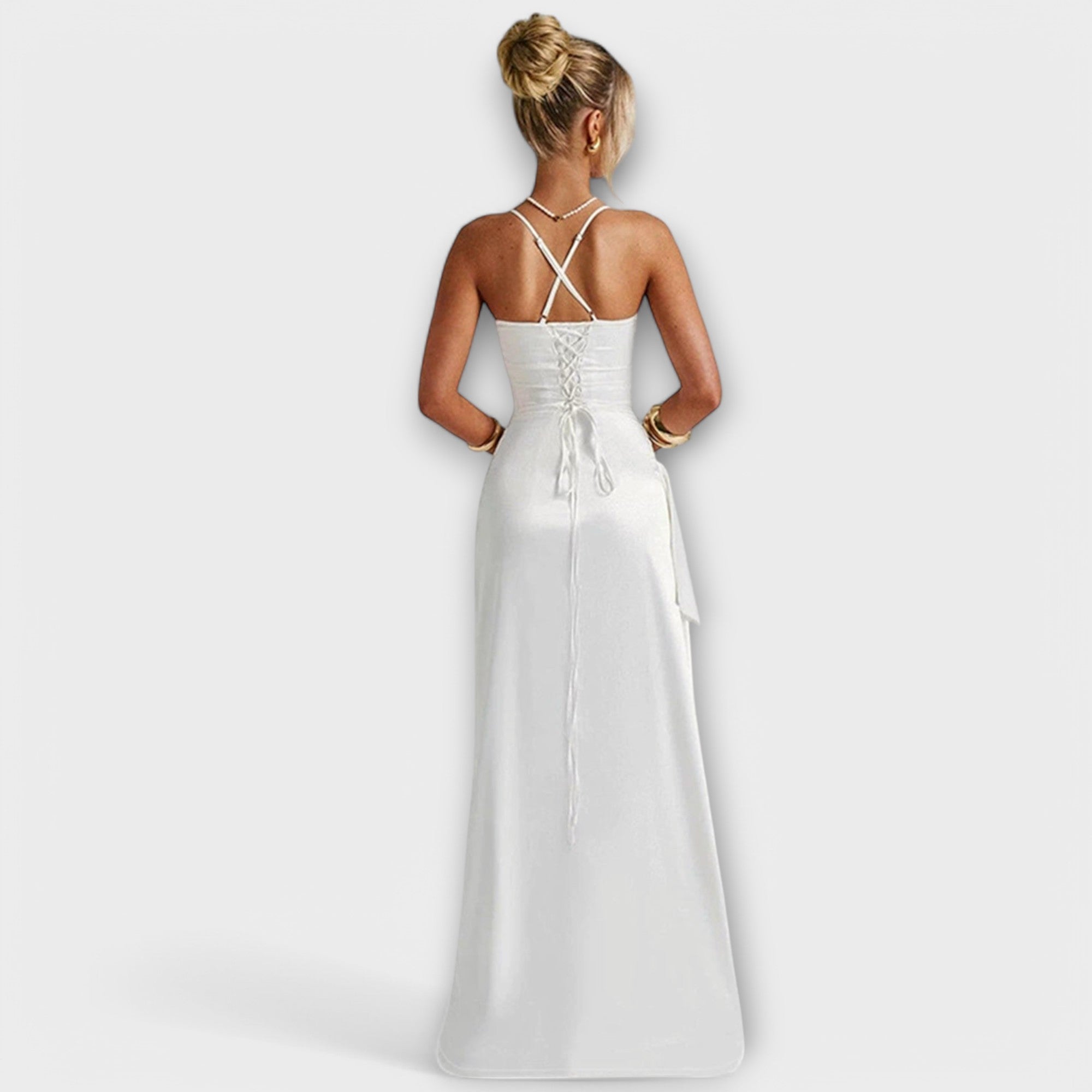 ZUZANA | Elegantní Saténová Šaty