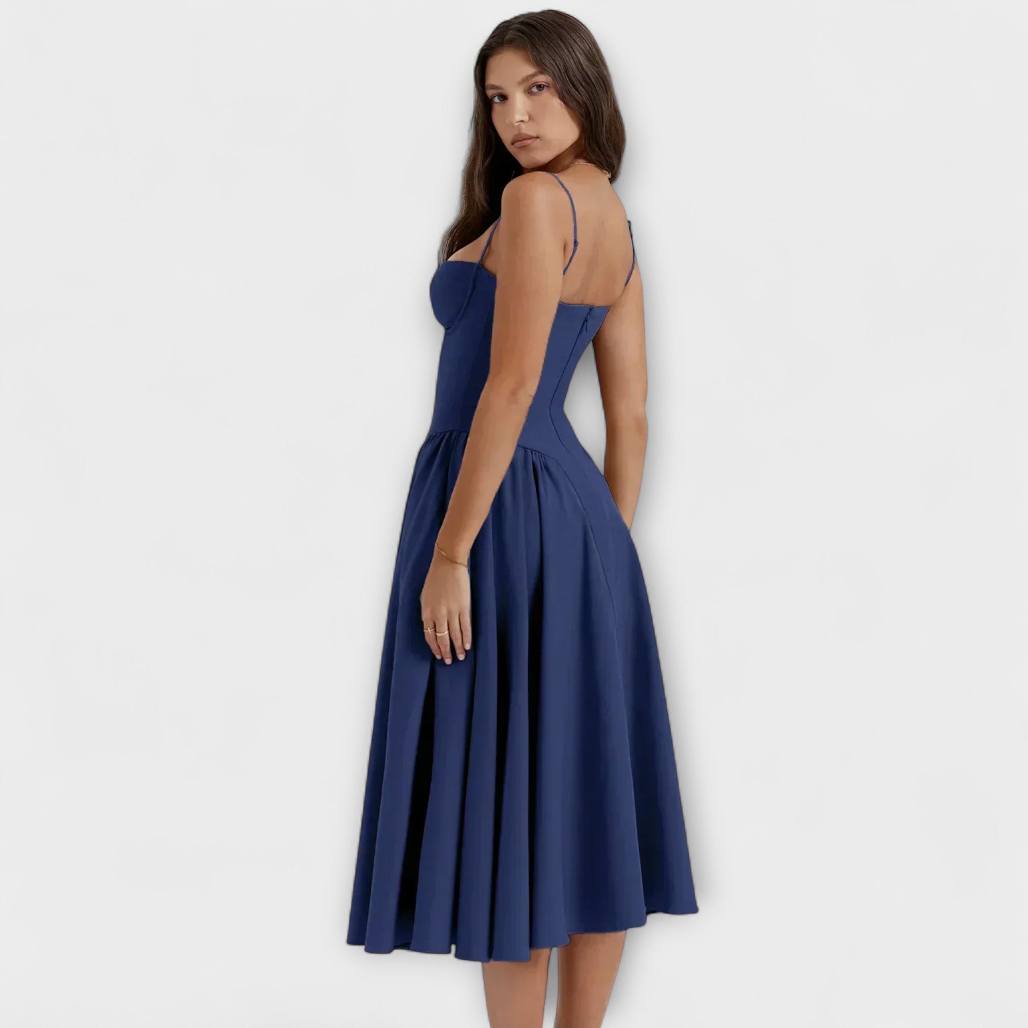 ZUZANA | Elegantní Bezramenné Korzetové Šaty