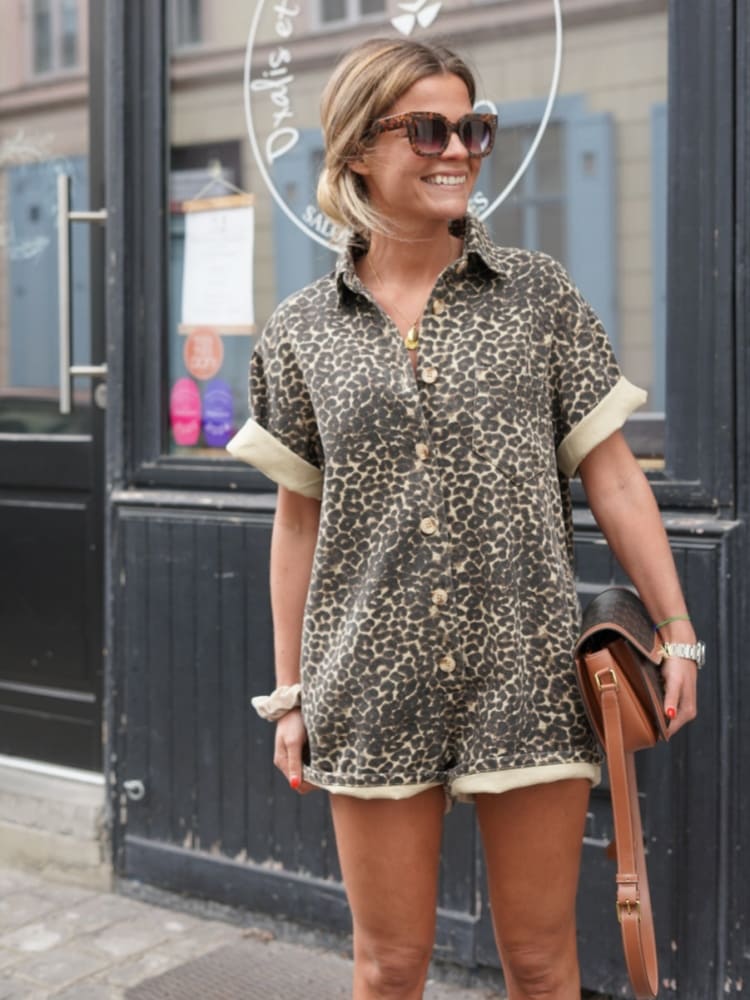 ZUZANA | Leopard Overall – Ženský, Odvážný a Letní 🐆