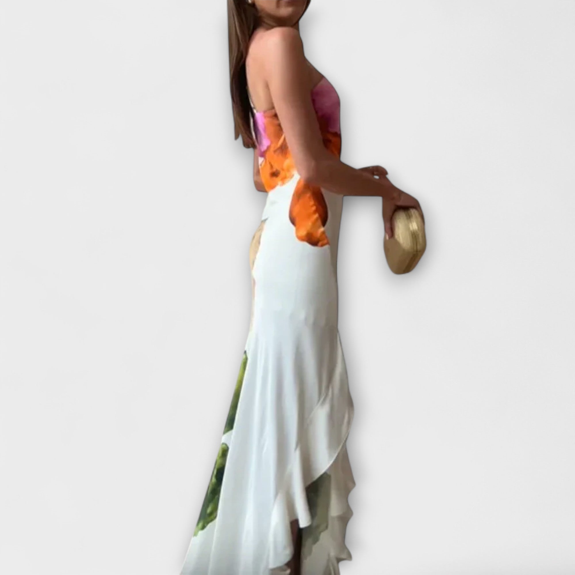 ZUZANA | Elegantní Patchwork Maxi Šaty