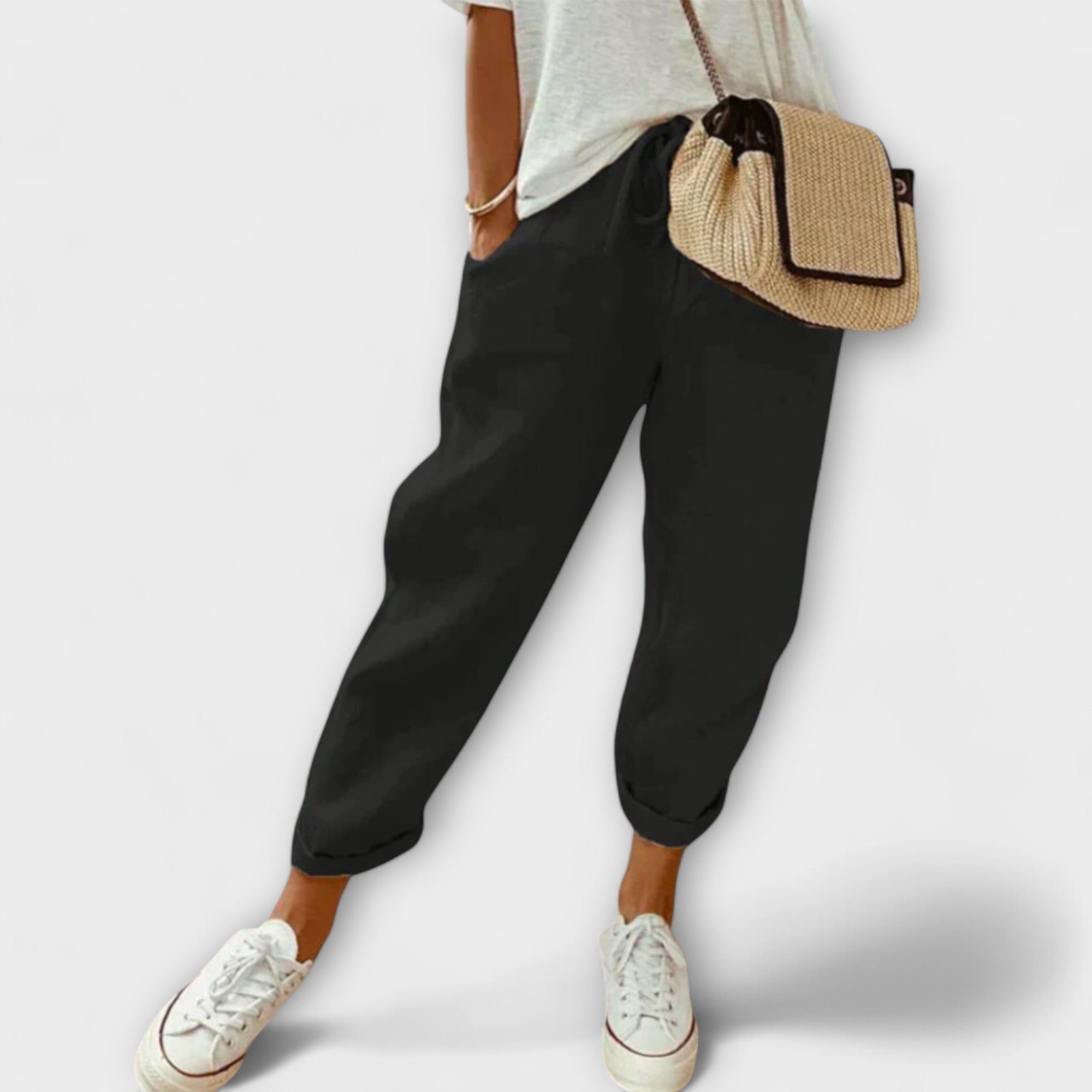ZUZANA | Módní a casual lněné kalhoty
