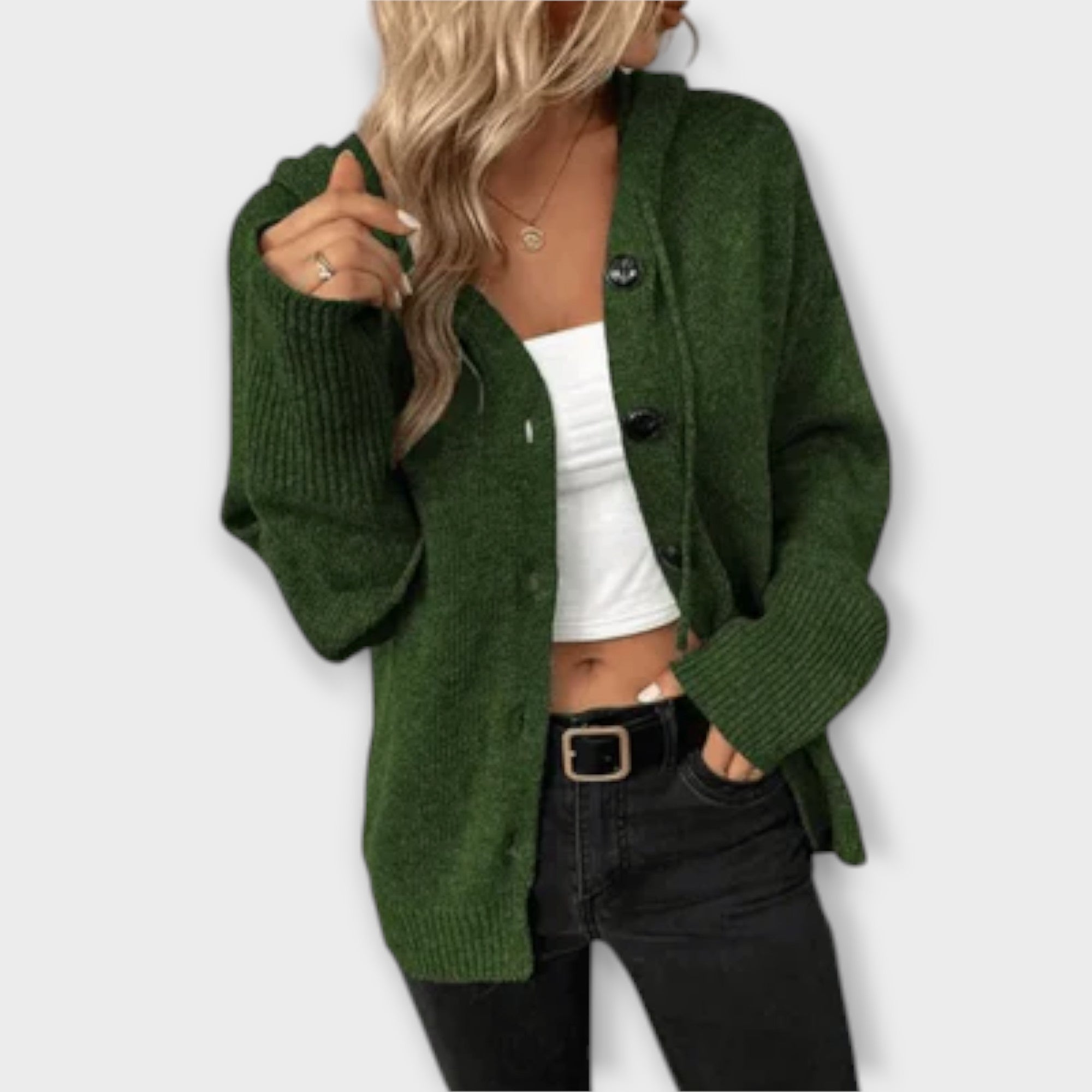 ZUZANA | Pletený cardigan s knoflíky