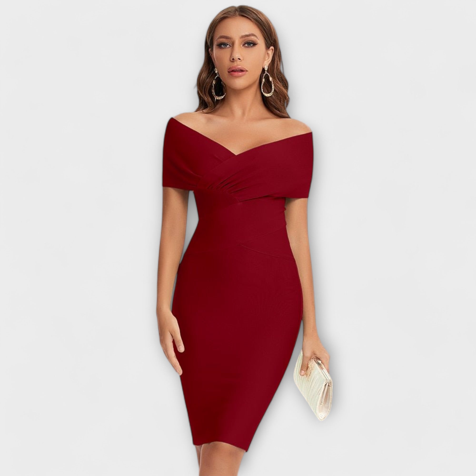 ZUZANA | Elegantní šaty s V-výstřihem