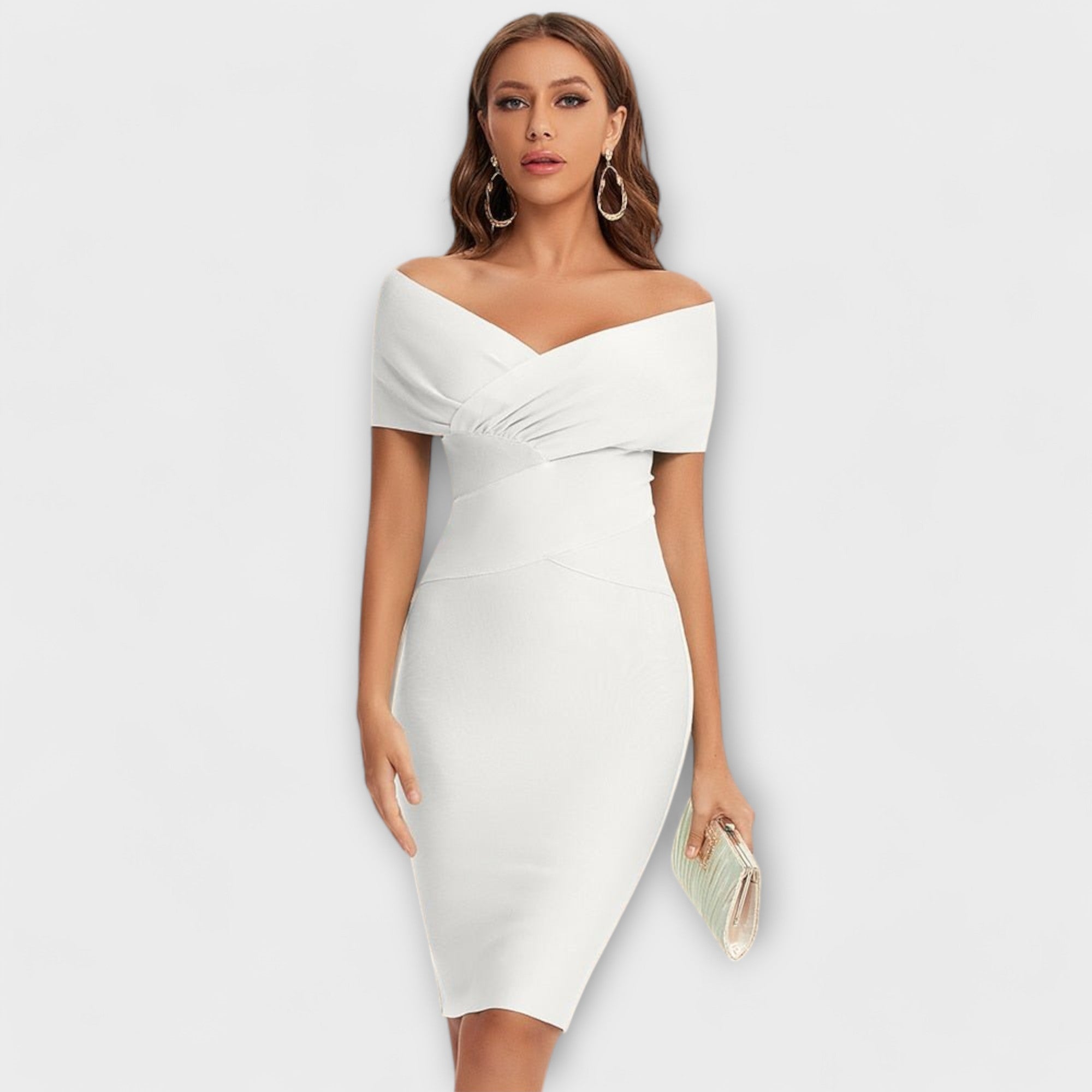 ZUZANA | Elegantní šaty s V-výstřihem