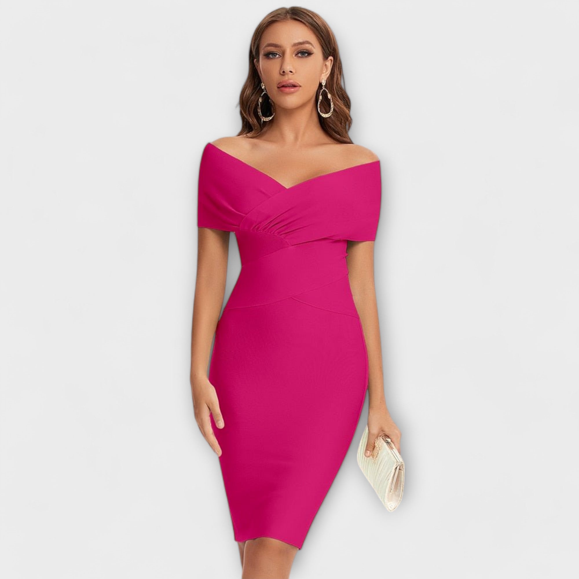 ZUZANA | Elegantní šaty s V-výstřihem