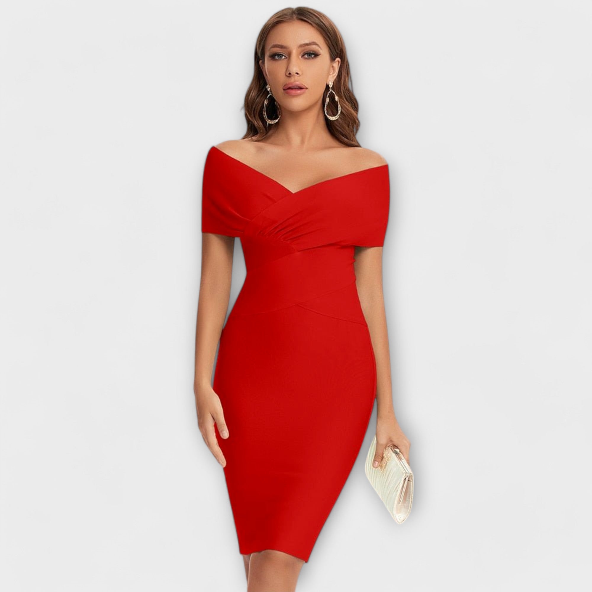 ZUZANA | Elegantní šaty s V-výstřihem