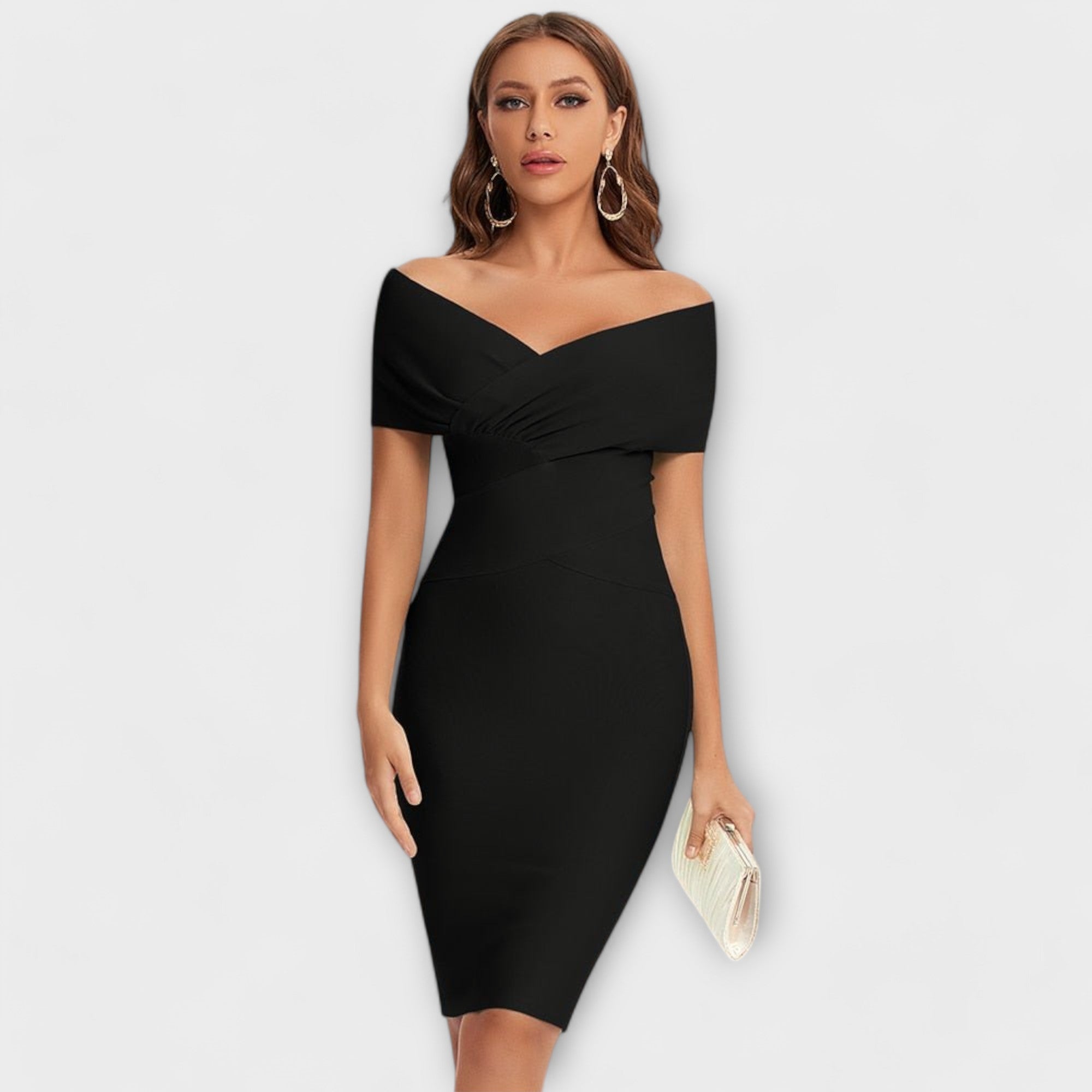 ZUZANA | Elegantní šaty s V-výstřihem