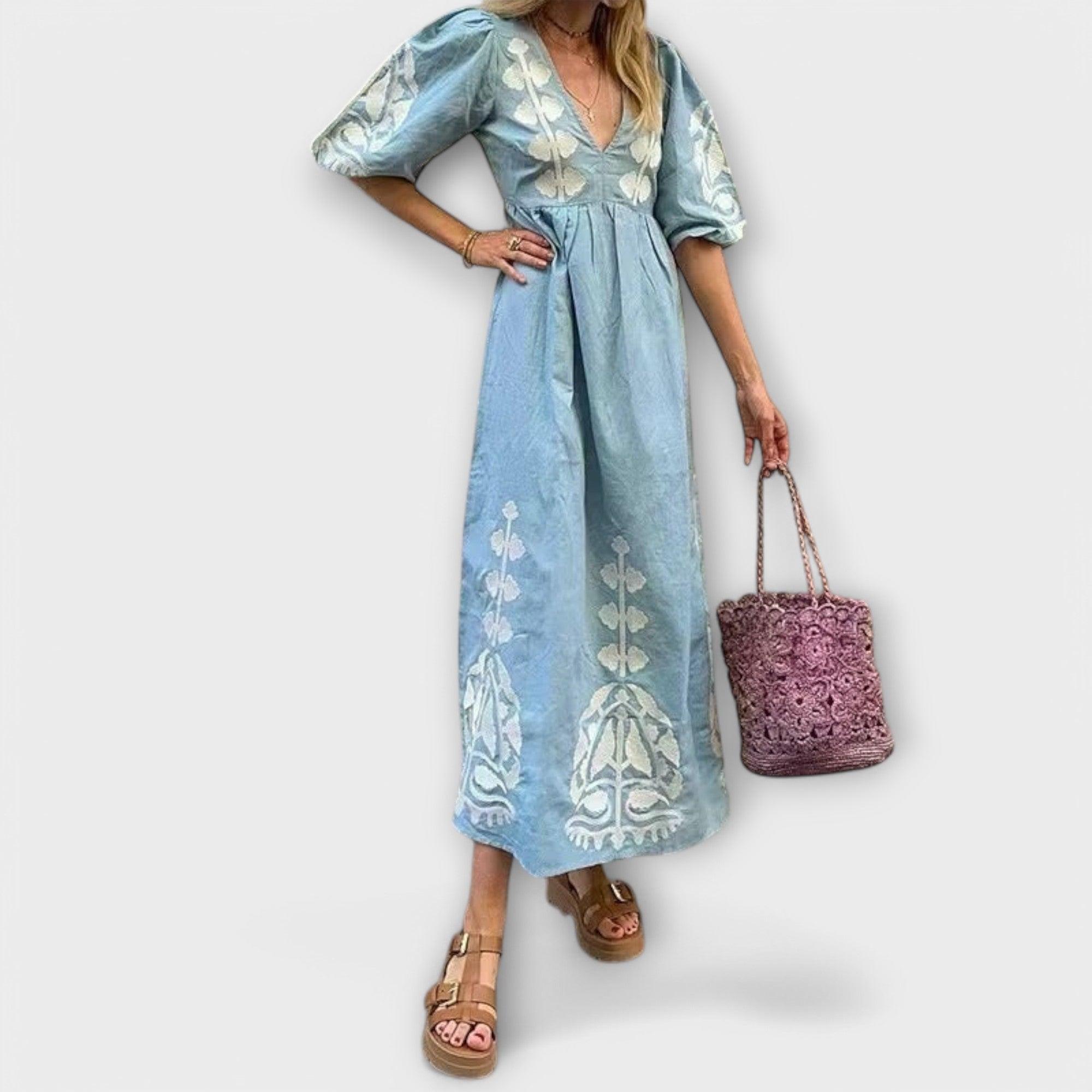 ZUZANA | Tištěné šaty pro bez námahu elegantní vzhled