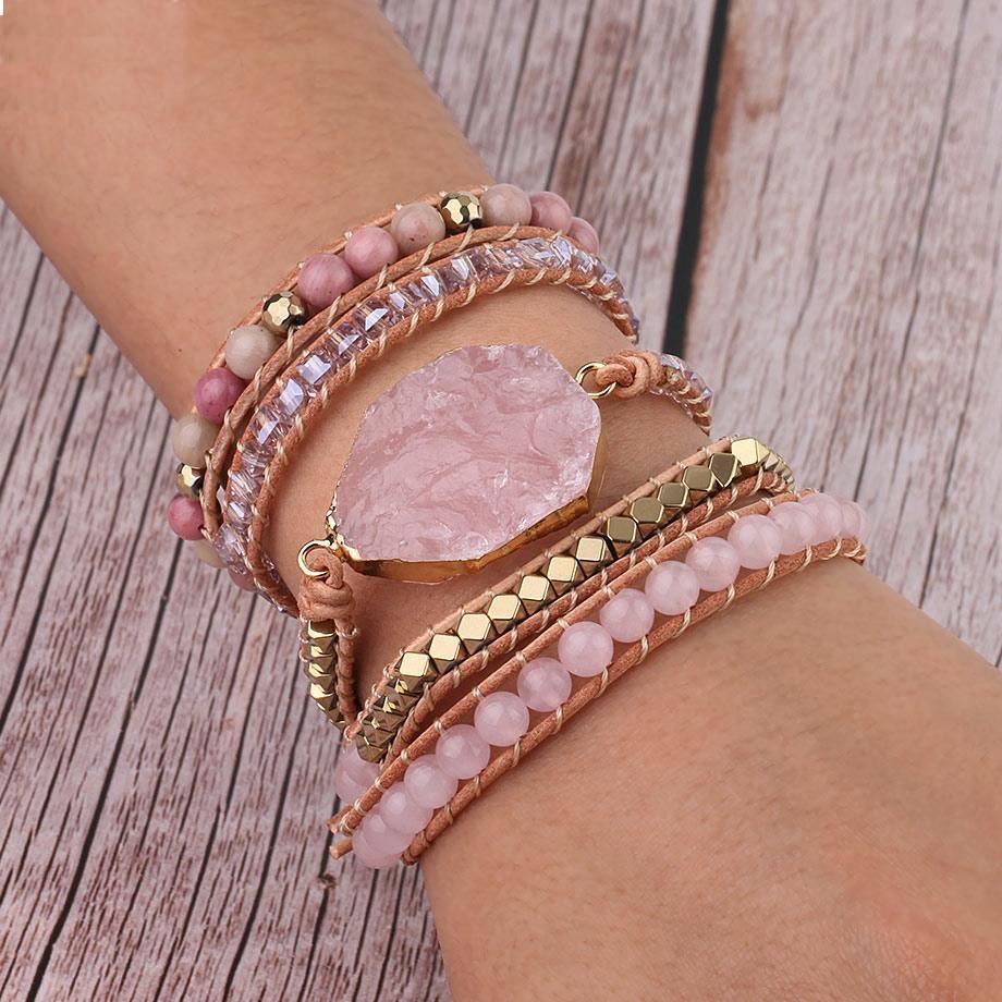ZUZANA | Náhrdelník z růženínu Boho