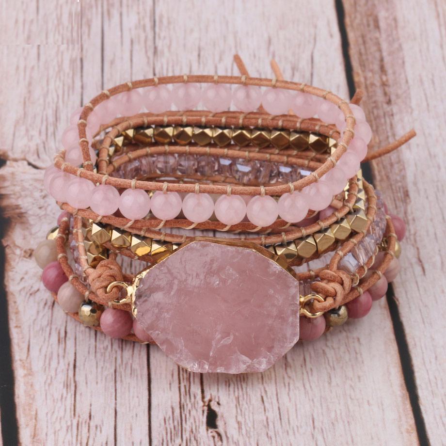 ZUZANA | Náhrdelník z růženínu Boho